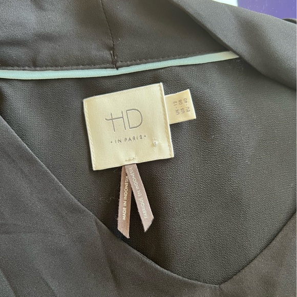 HD in Paris | Black Tie Neck Blouse - Picture 6 of 7